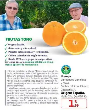 Alcampo Alcampo - naranja oferta