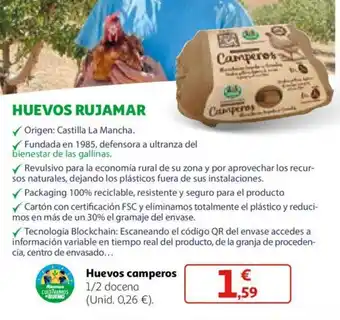 Alcampo Huevos camperos oferta