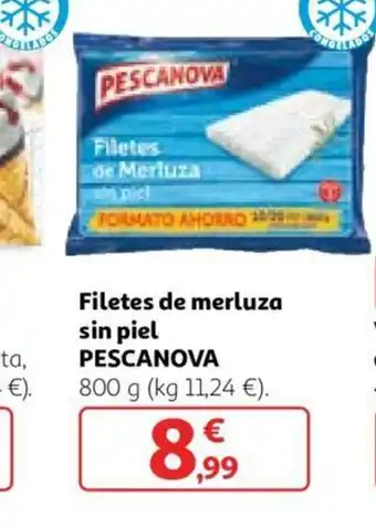 Alcampo Filetes de merluza sin piel oferta