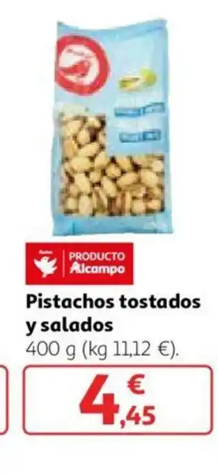 Alcampo Pistachos tostados oferta
