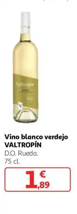 Alcampo Vino blanco verdejo VALTROPÍN oferta