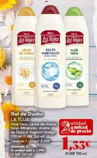 Gadis La toja - gel de ducha oferta