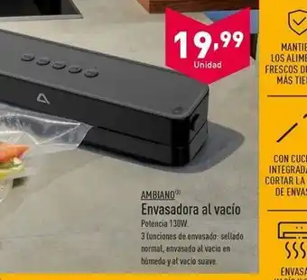 ALDI Ambiano - envasadora al vacio oferta