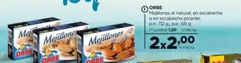 Alimerka Orbe - mejillones al natural oferta