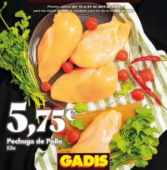 Gadis Pechuga de Pollo oferta