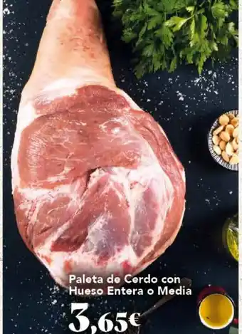 Gadis Paleta de Cerdo con Hueso Entera o Media oferta
