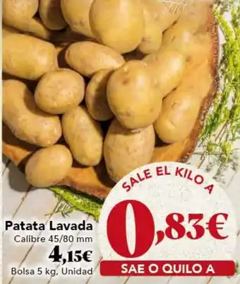 Gadis Patata Lavada Calibre 45/80 mm oferta