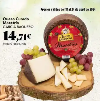 Gadis Queso Curado Maestría GARCÍA BAQUERO oferta