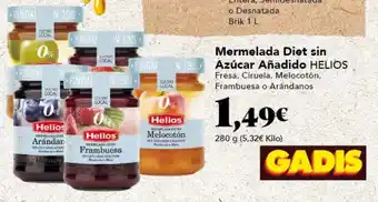 Gadis Mermelada Diet sin Azúcar Añadido HELIOS oferta
