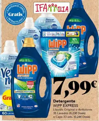Gadis Detergente WIPP EXPRESS oferta