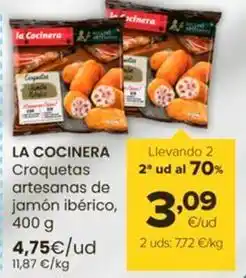 Autoservicios Familia La cocinera - croquetas artesanas de jamón ibérico oferta