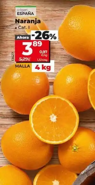 Dia Naranja oferta