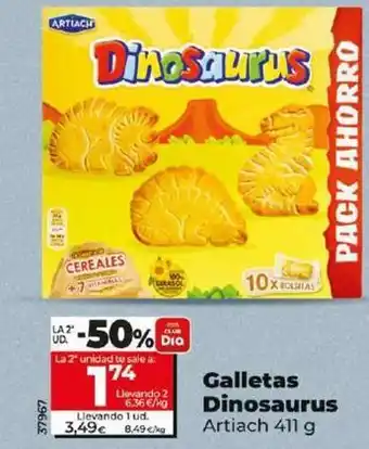 Dia Artiach - galletas dinosaurus oferta