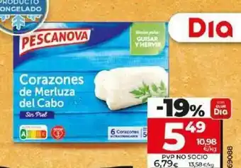 Dia Pescanova - corazones de merluza oferta