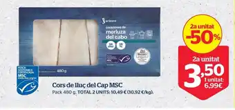 La Sirena Cors de lluç del Cap MSC oferta