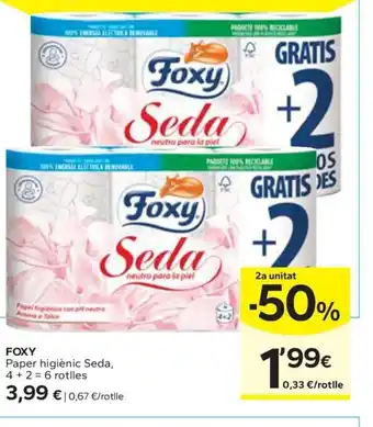 Caprabo FOXY oferta