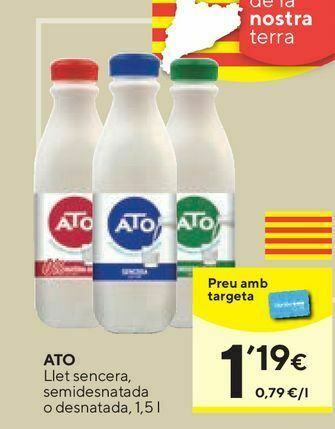 Caprabo Leche entera ato oferta