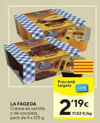 Caprabo Postres lácteos la fageda oferta