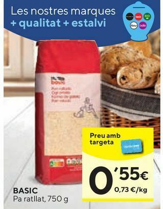 Caprabo Pan rallado basic oferta