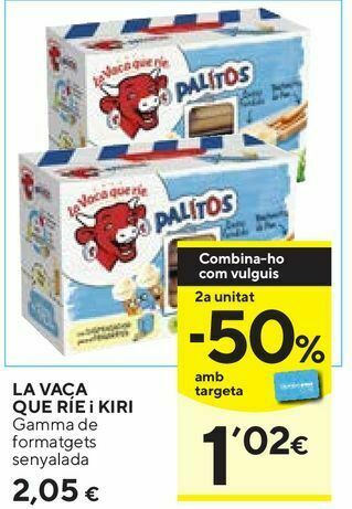 Caprabo Queso la vaca que ríe oferta