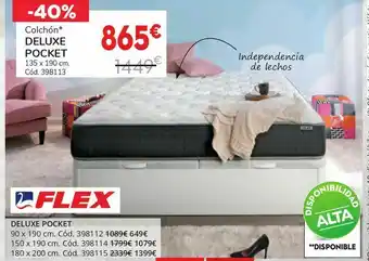 Conforama Colchones deluxe pocket oferta