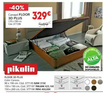 Conforama Canapés floor 3d plus oferta