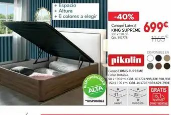 Conforama Canapés lateral king supreme oferta
