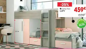 Conforama Camas tren lupy oferta