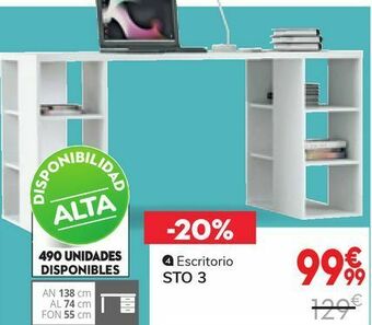 Conforama Escritorio sto 3 oferta