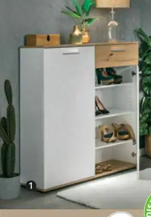 Conforama Zapatero 2 puertas 1 cajón jacky oferta