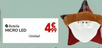 Conforama Botella led navidad surtida oferta