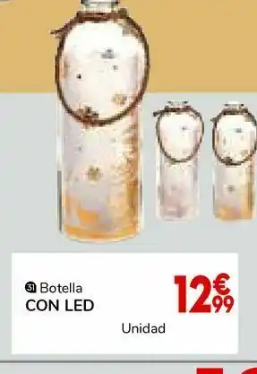 Conforama Botella con led oferta