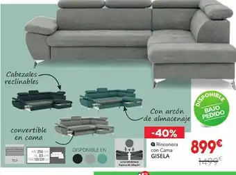 Conforama Rinconera con cama gissela oferta