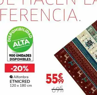Conforama Alfombra etnicred oferta