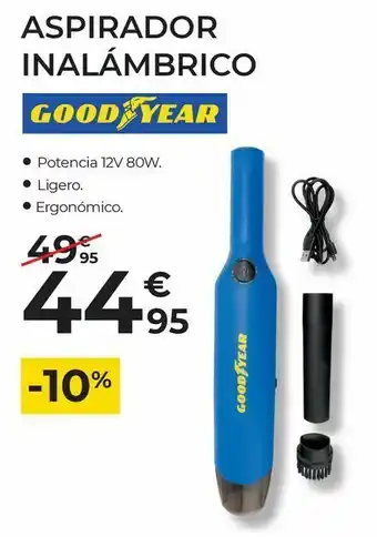Aspirador de coche good year