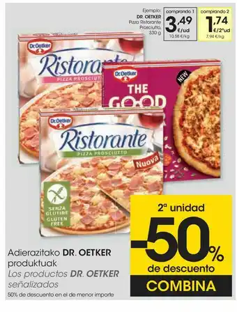 Eroski Pizza ristorante mozarella oferta