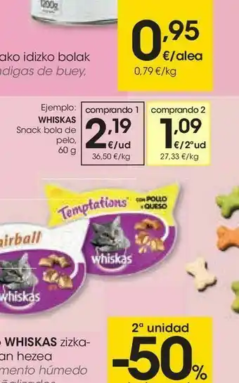 Eroski Alimento para perros biscrock oferta