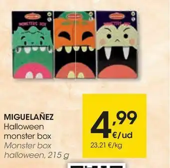 Eroski Monster box halloween miguelañez oferta