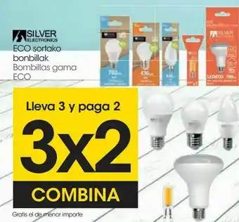 Eroski Bombillas gama eco silver oferta