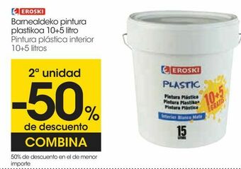 Eroski Pintura plástica interior eroski oferta
