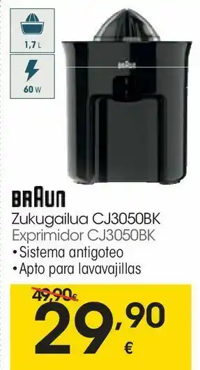Eroski Exprimidor braun oferta