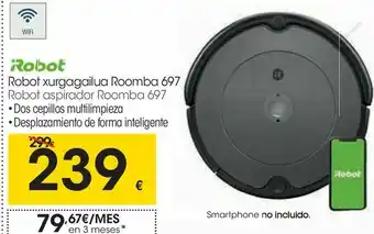 Eroski Robot aspirador roomba oferta