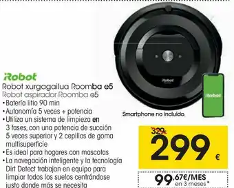 Eroski Robot aspirador roomba irobot oferta