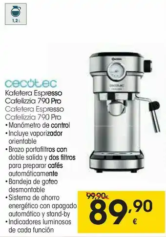 Eroski Cafetera express cecotec oferta