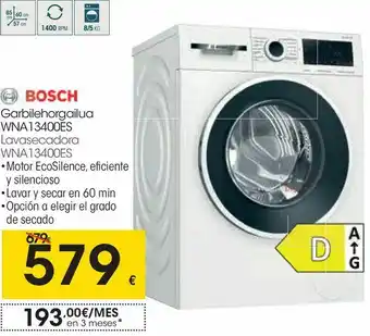 Eroski Lavasecadora bosch oferta
