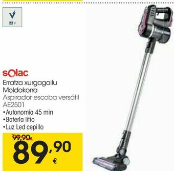 Eroski Aspirador escoba versátil solac oferta