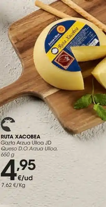 Eroski Ruta xacobea, queso d.o. arzua ulloa, 650 g oferta