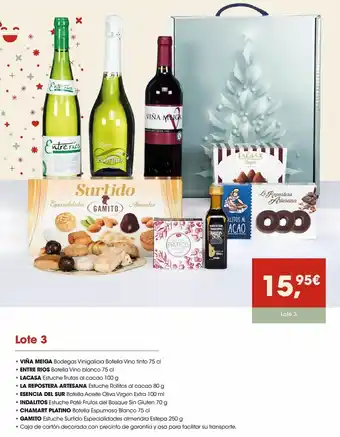 Eroski Lote 3 oferta