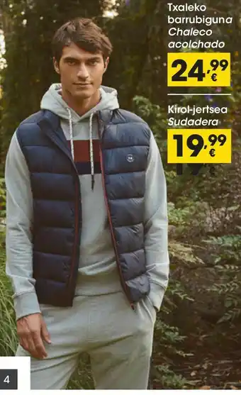 Eroski Chaleco acolchado oferta