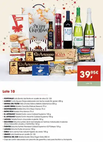 Eroski Lote 10 oferta